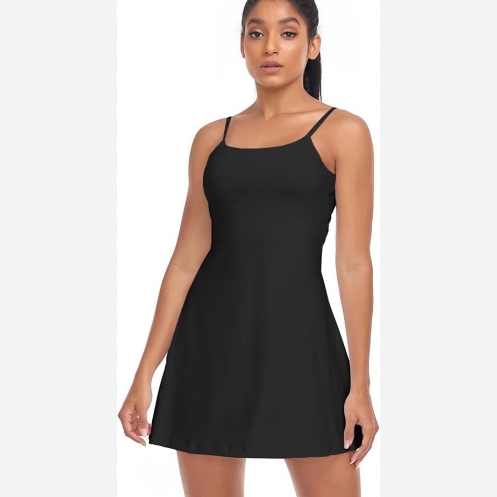 Victoria's Secret Black Mini Dress with‎ A-line Silhouette zs M